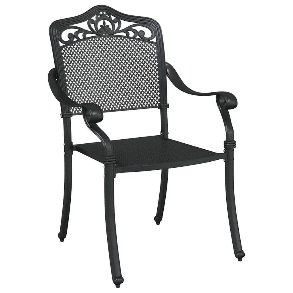 Set di Tavolo da Giardino 3 pcs Nero Alluminio pressofuso 3334741