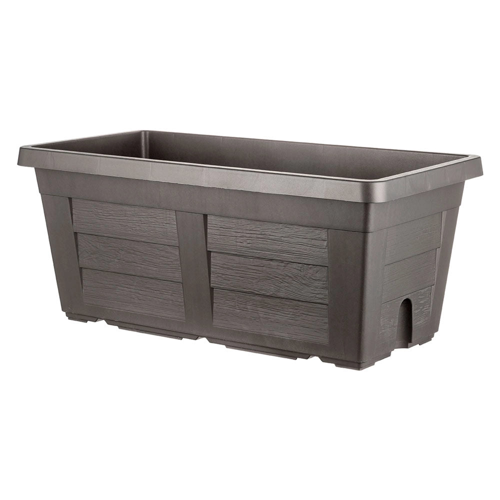 Fioriera Rettangolare Bama Antracite (senza Sottovaso) 100 X 44 X 40 cm