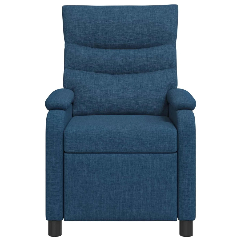 Poltrona Massaggiante Blu Tessuto 42034917