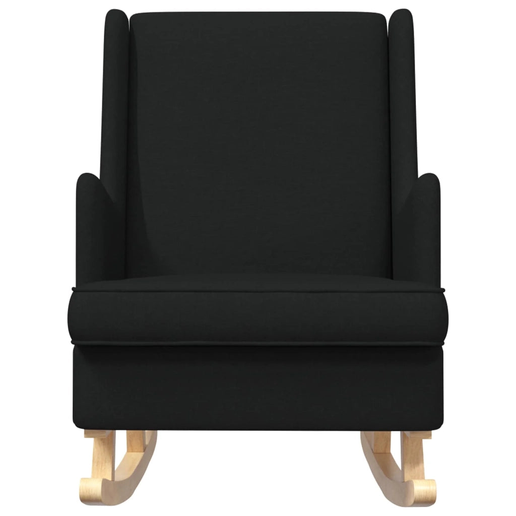 Sedia a dondolo Nero 62 x 80 x 85 cm Tessuto 42029964