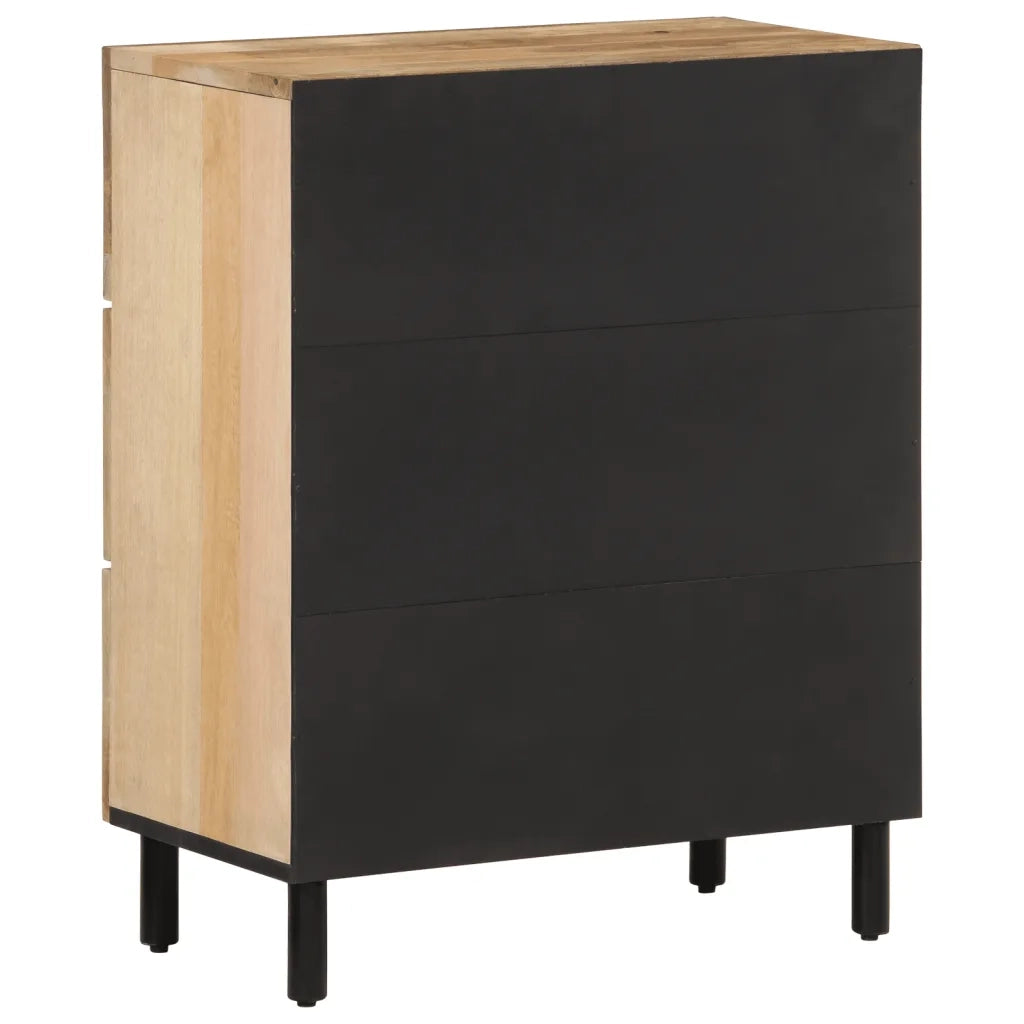 Credenza-Buffet-Armadio da cucina 60x33x75 cm in Legno Massello di Mango 818227