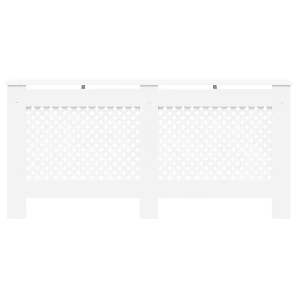 Coperture per Radiatori 2 pz Bianche 172x19x81,5 cm in MDF