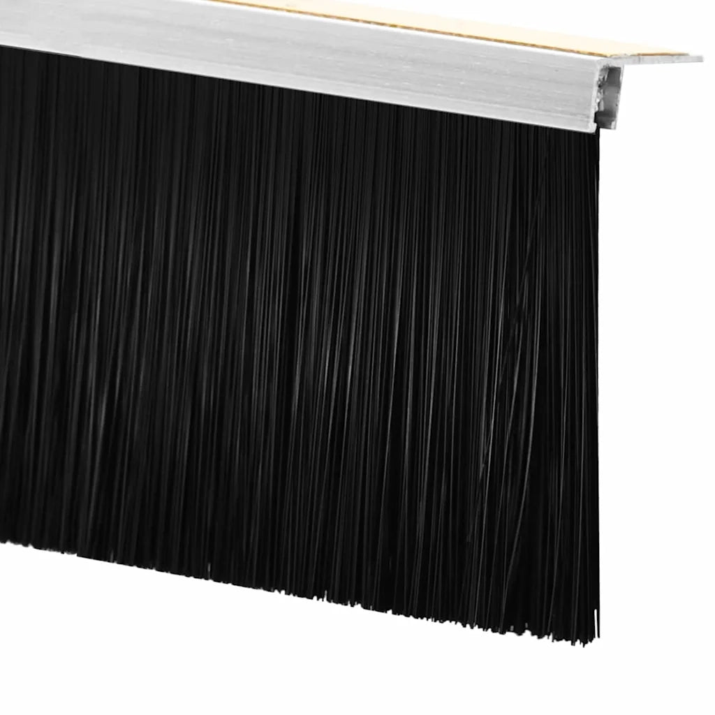 Spazzole per porte autoadesive 12 pz Argento 100 cm CFW4404126