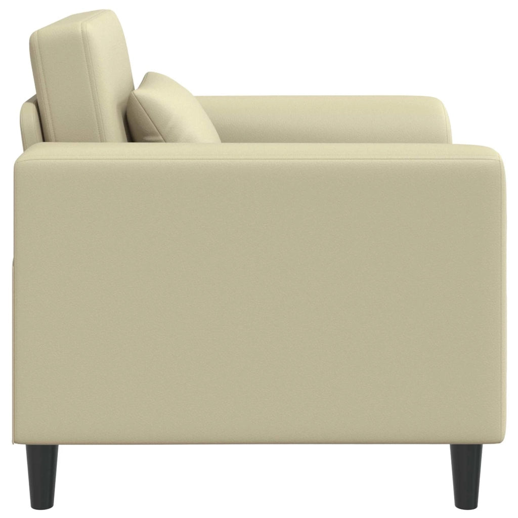Poltrona Crema Similpelle 42042467