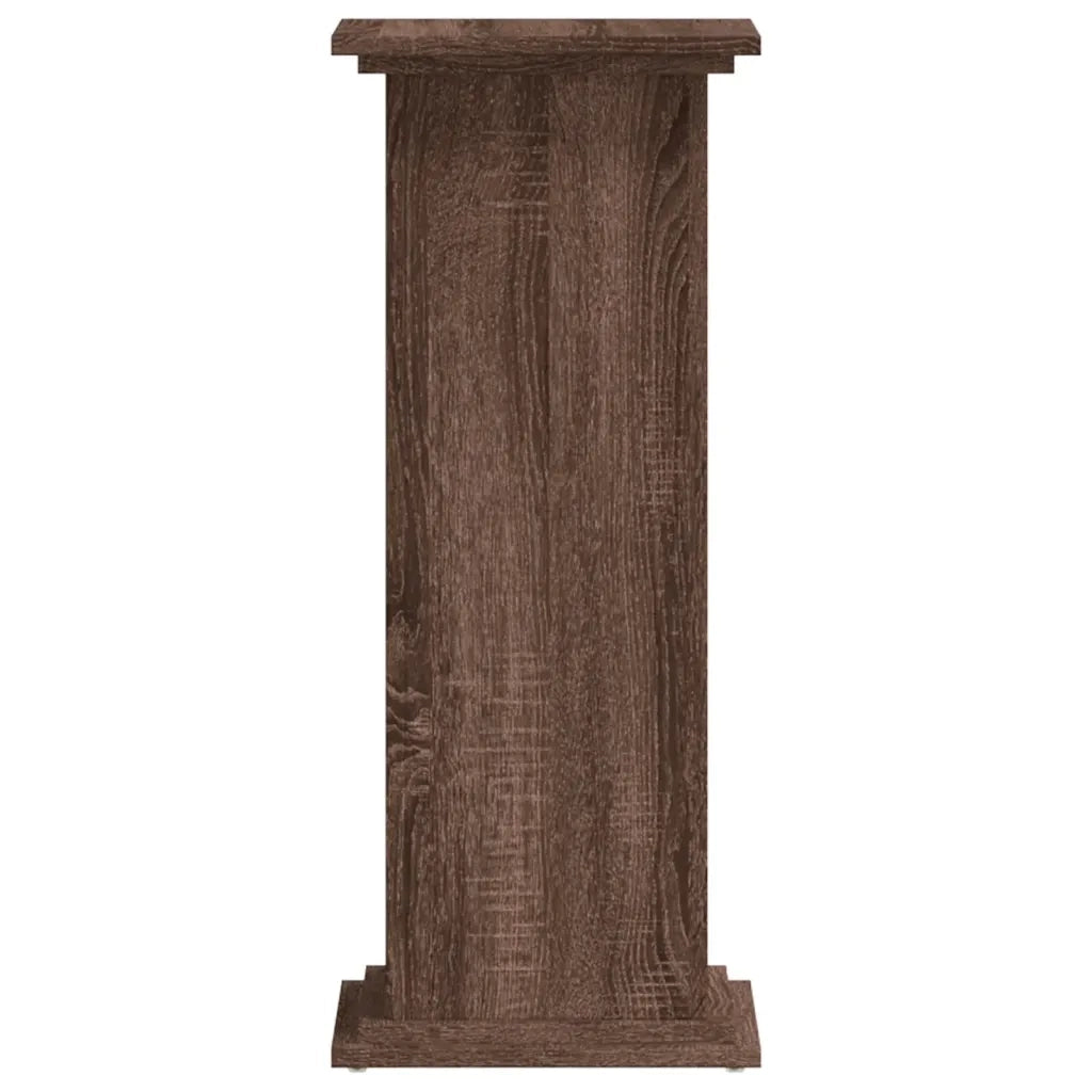 Supporto per piante | Sostegno per piante Rovere Marrone 33x33x80cm Legno Multistrato