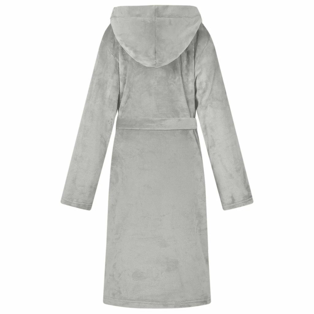 Accappatoio con Cappuccio Grigio s Flanella CFW6672561