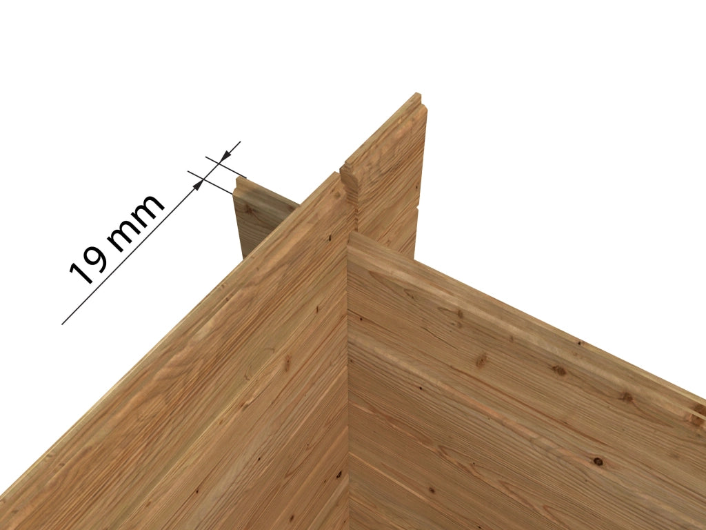 Casetta in legno impregnato Zoe B 216X216 cm