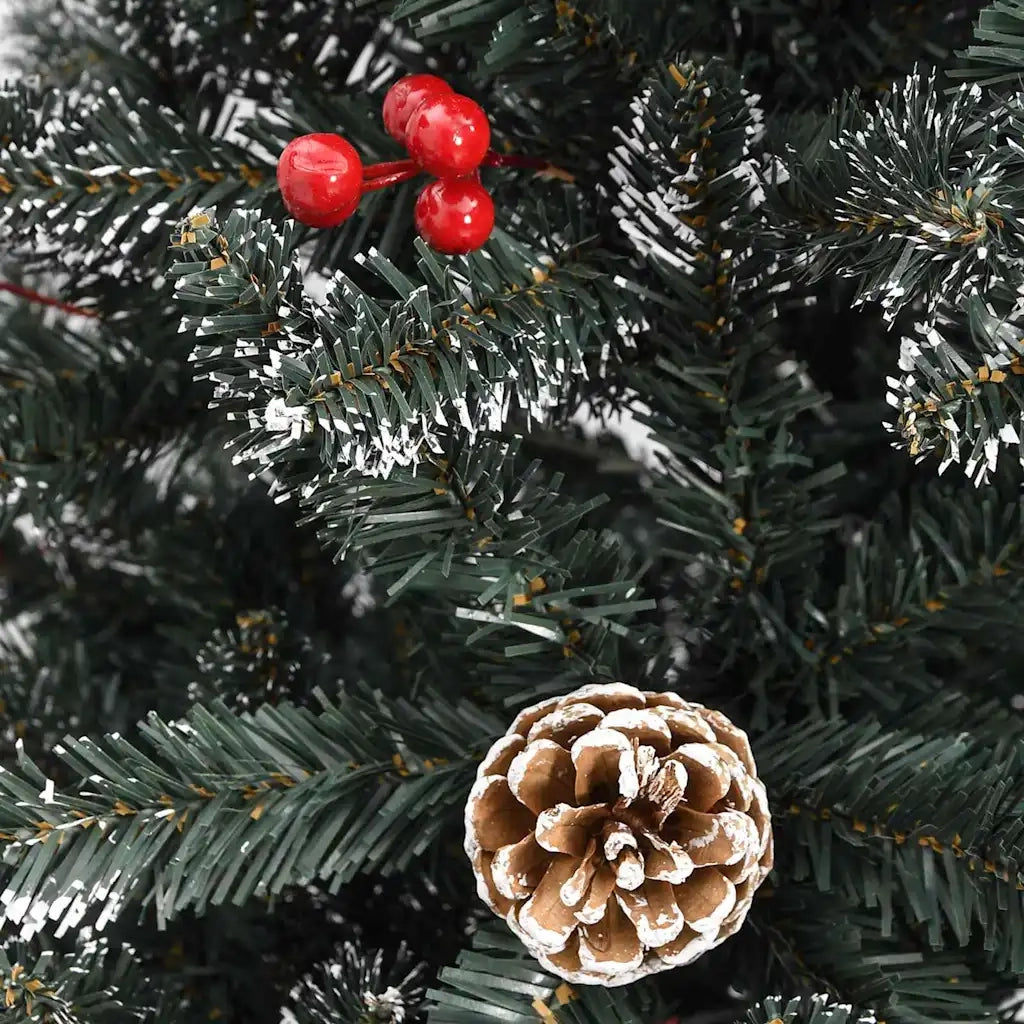 Albero di Natale artificiale con 300 LED Verde 210 cm 3395897