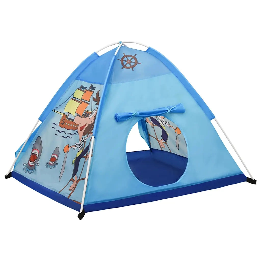Tenda da Gioco per Bambini-Tenda Giocattolo Blu con 250 Palline 120x120x90 cm 100872