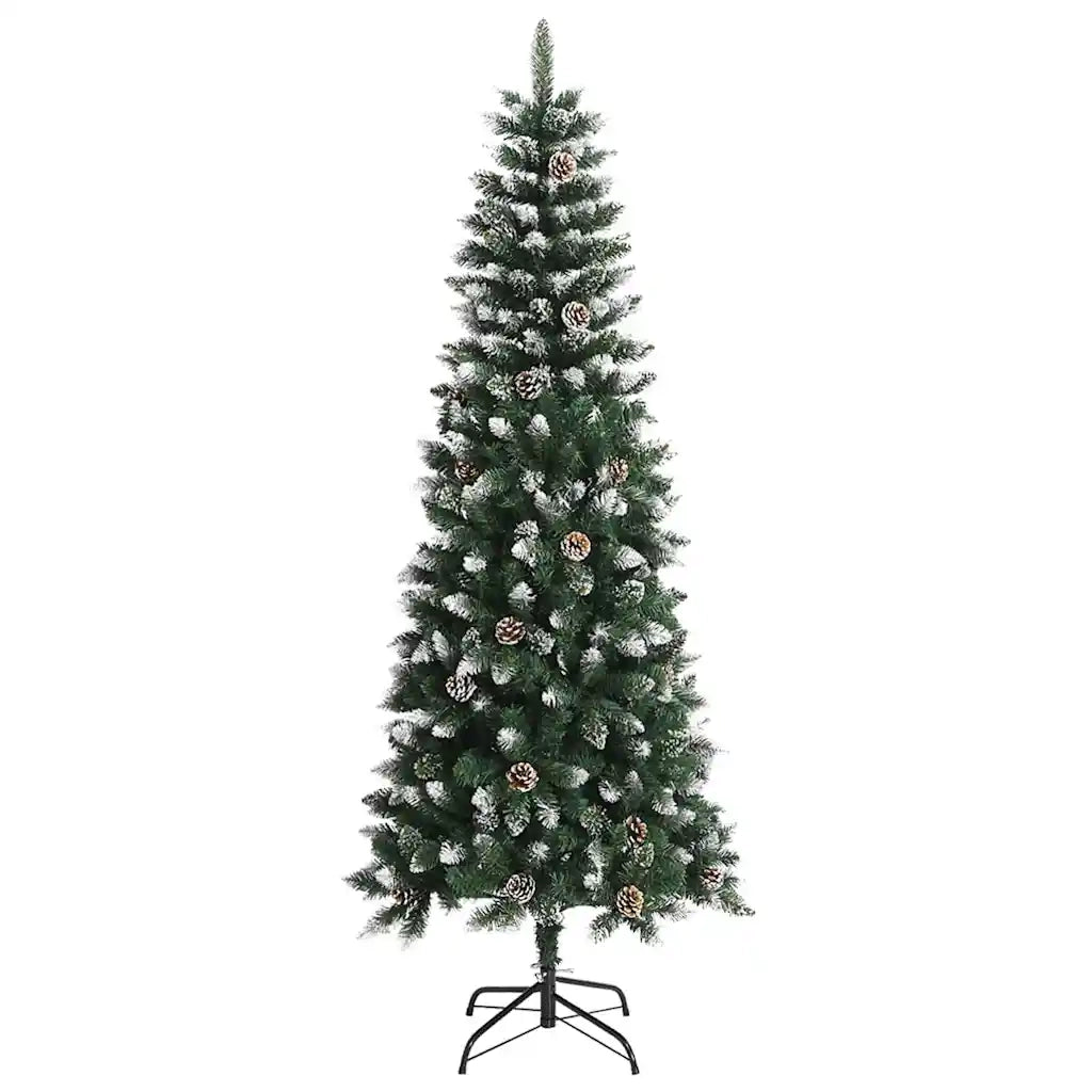 Albero di Natale artificiale con 300 LED Verde 210 cm 3395839
