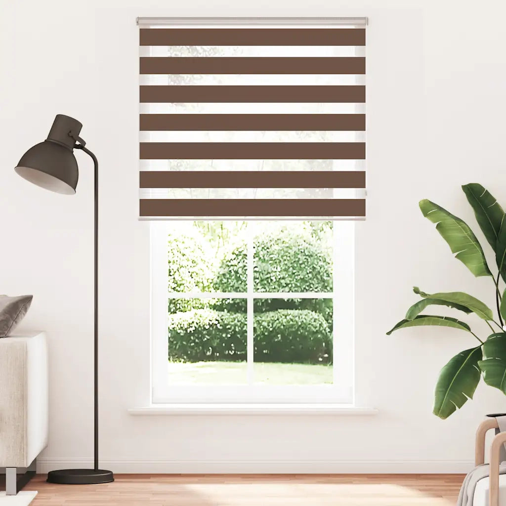 Tenda a Rullo Zebra-Tenda avvolgibile Larghezza Tessuto 125,9 cm Poliestere 658604