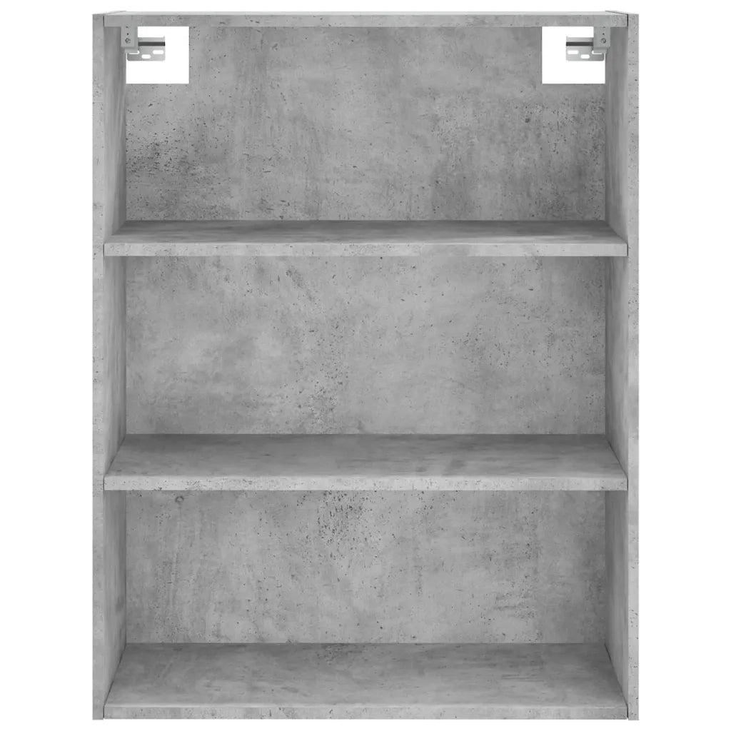 Credenza Grigio Cemento 69,5x34x180 cm in Legno Multistrato 3189345
