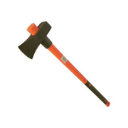 ALTE 01658 Scure Canada 2500 Acciaio Forgiato Temprato Doppia Funzione Taglio Mazza Manico in Fibra di Vetro con Inserto in Gomma lunghezza 90 cm colore Nero