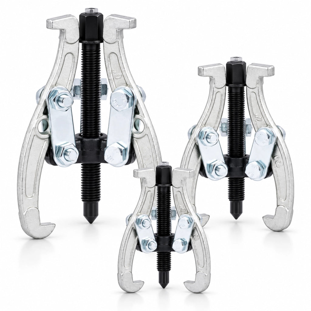 Set 3 Estrattori Ganasce Reversibili 75 100 150 mm Cuscinetti Pulegge 02271