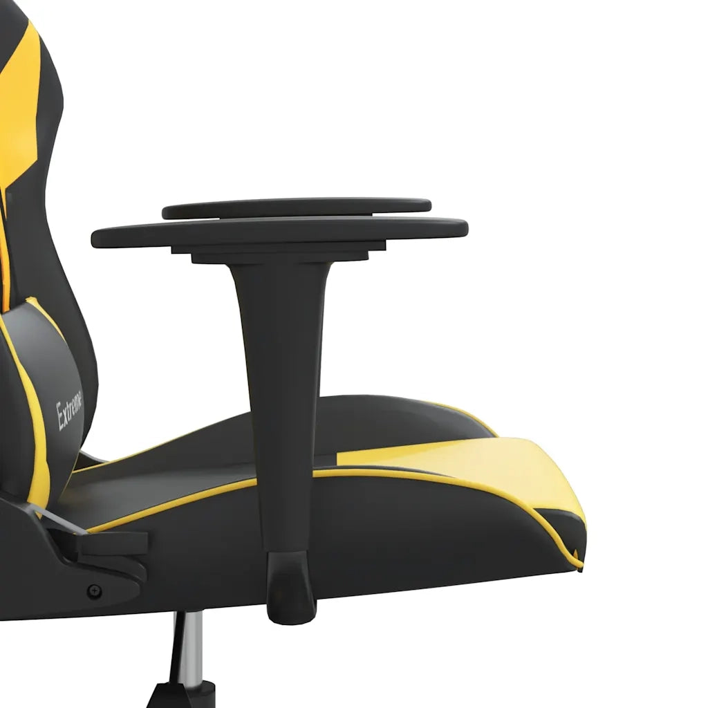 Sedia da Gaming | Sedia da e-sports Nera e Oro in Similpelle
