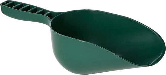 Scoop pratica - ideale per cibo per animali - 1 pezzo - Verde
