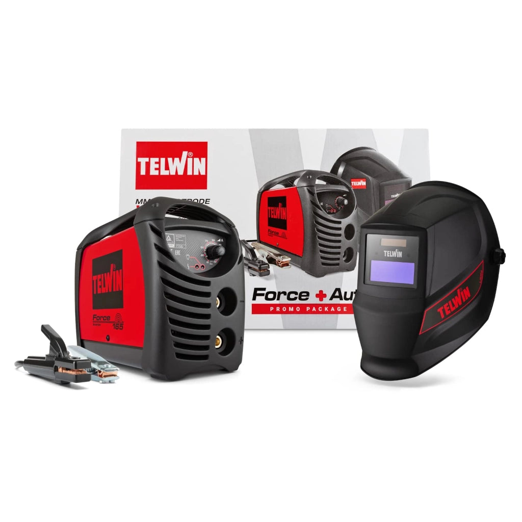 Saldatrice ad Inverter Force 165 4 1 kW 150 Amp Accessori+ Maschera Telwin