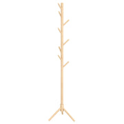Appendiabiti a forma di albero ¨C Xylo ¨C legno naturale con 8 ganci, 40x40x165 cm