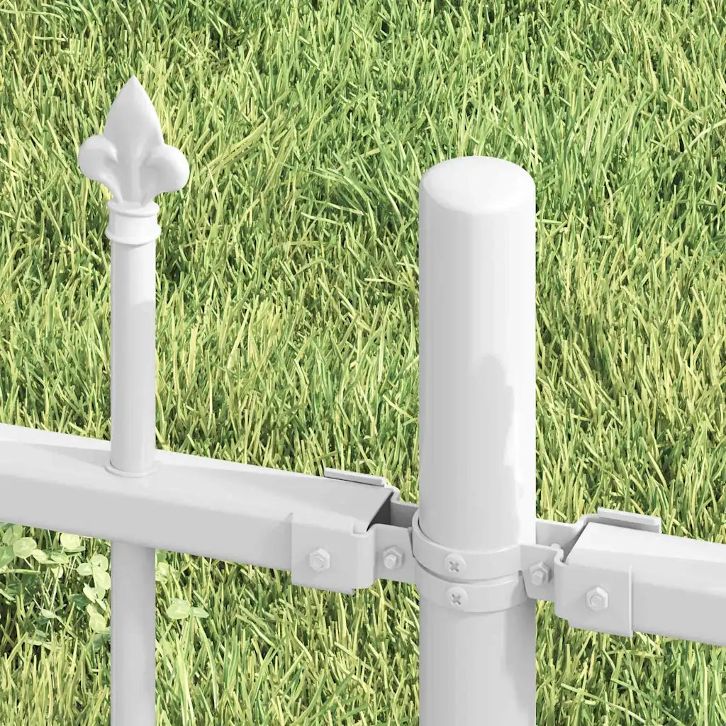 Recinzione per Giardino Woerden Bianco 240 x 115 cm 42003968