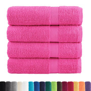 Asciugamani Premium SOLUND 4 pz Rosa 50x100 cm 600 g/m² 137522