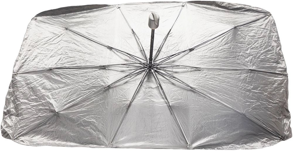 Parasole a Ombrello per autovetture -facile da utilizzare - tessuto argento isolante