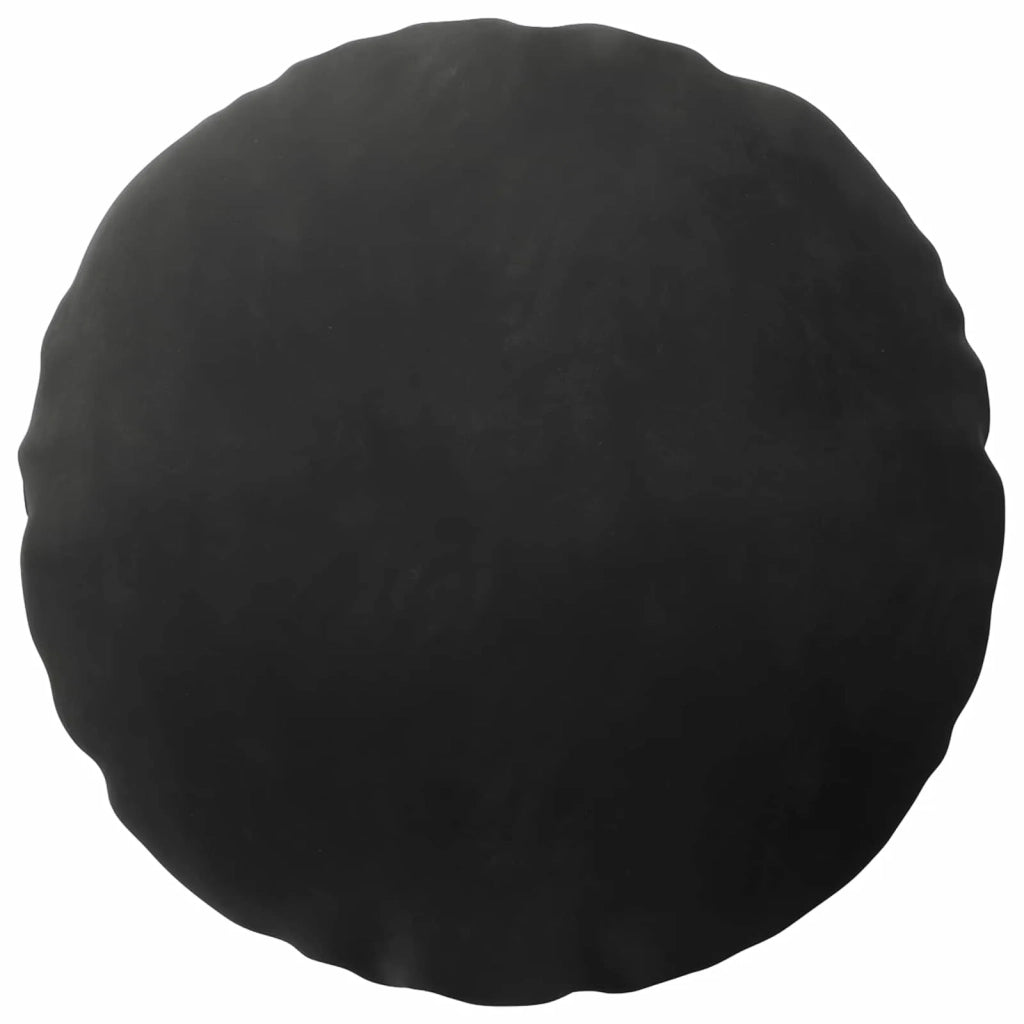 Federa 6 pcs HEERLEN Nero Ø 60 cm Velluto 922868