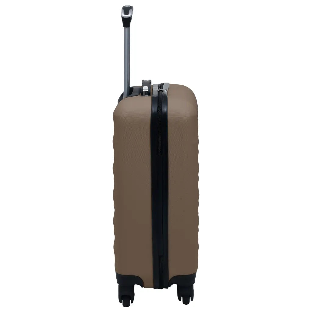 Trolley a Custodia Rigida Marrone in ABS 92423
