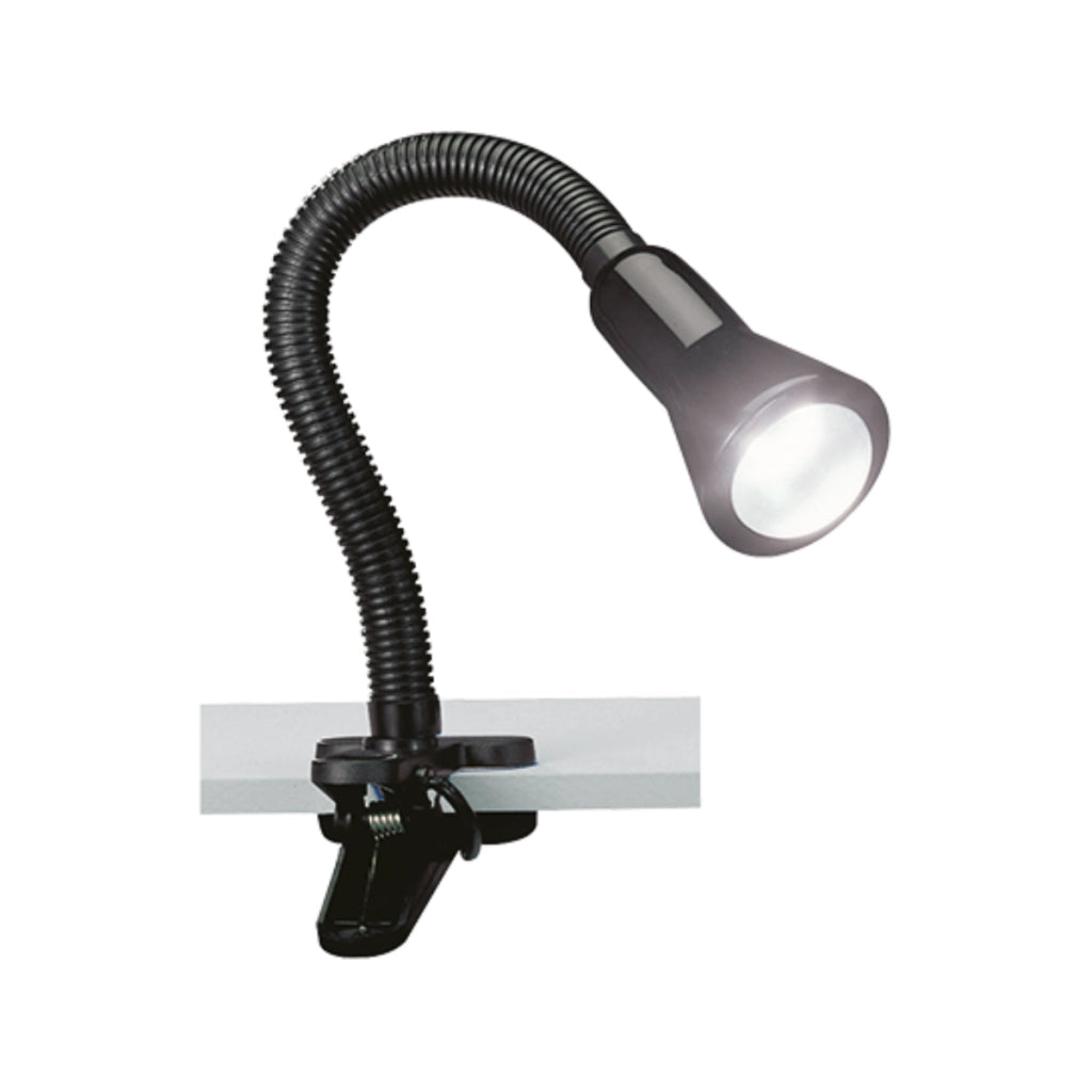 Lampada da scrivania FLEXO nera Trio E14 18W 30cm IP20