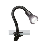 Lampada da scrivania FLEXO nera Trio E14 18W 30cm IP20