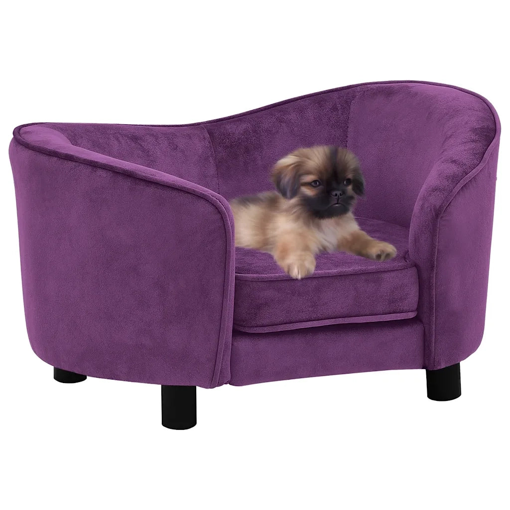 Divano per Cani Borgogna 69x49x40 cm in Peluche 171024