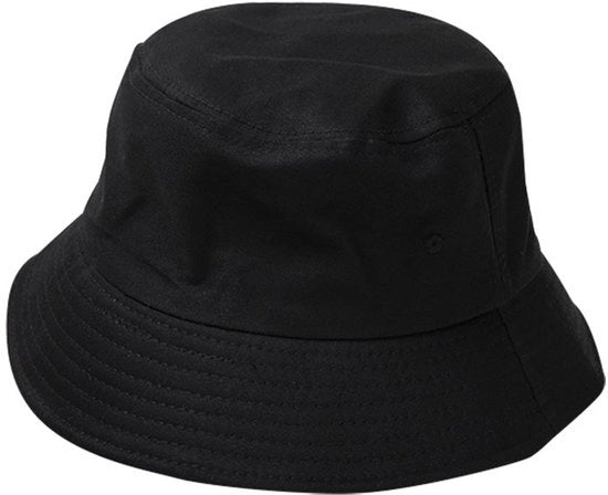 Cappello da pesca pieghevole unisex - nero - per campeggiare e passeggiare - 56-58 cm