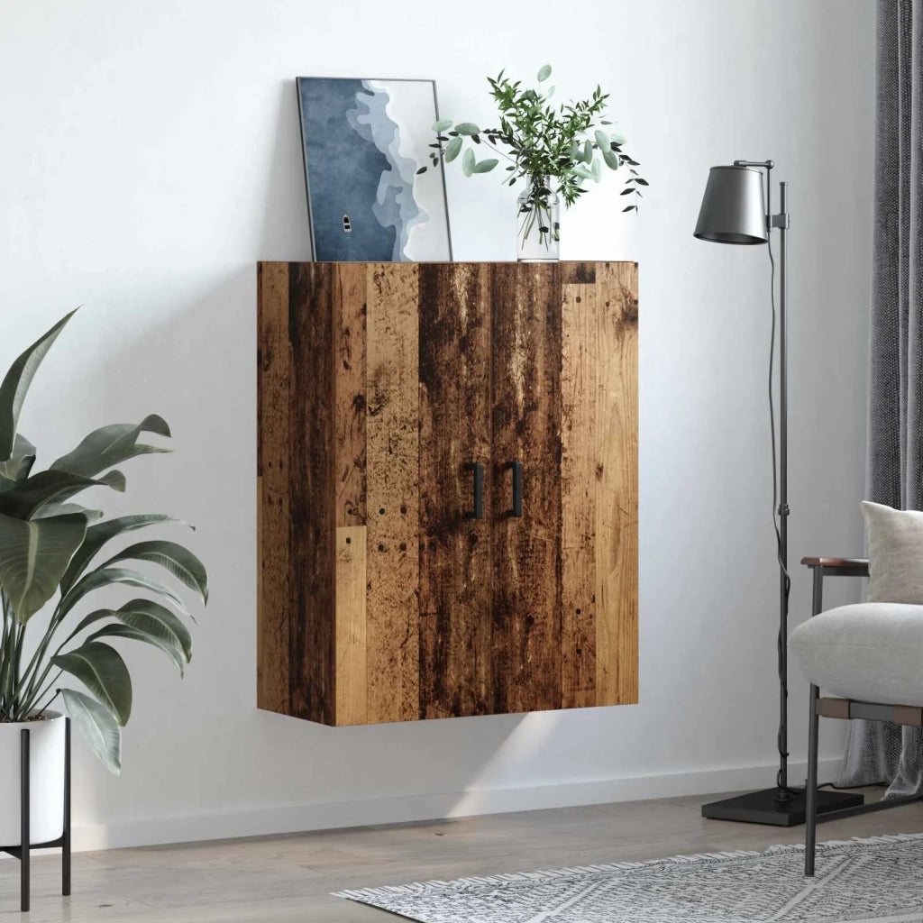 Armadietto a Muro | Mobile a Parete Legno vecchio 69,5 x 34 x 90 cm