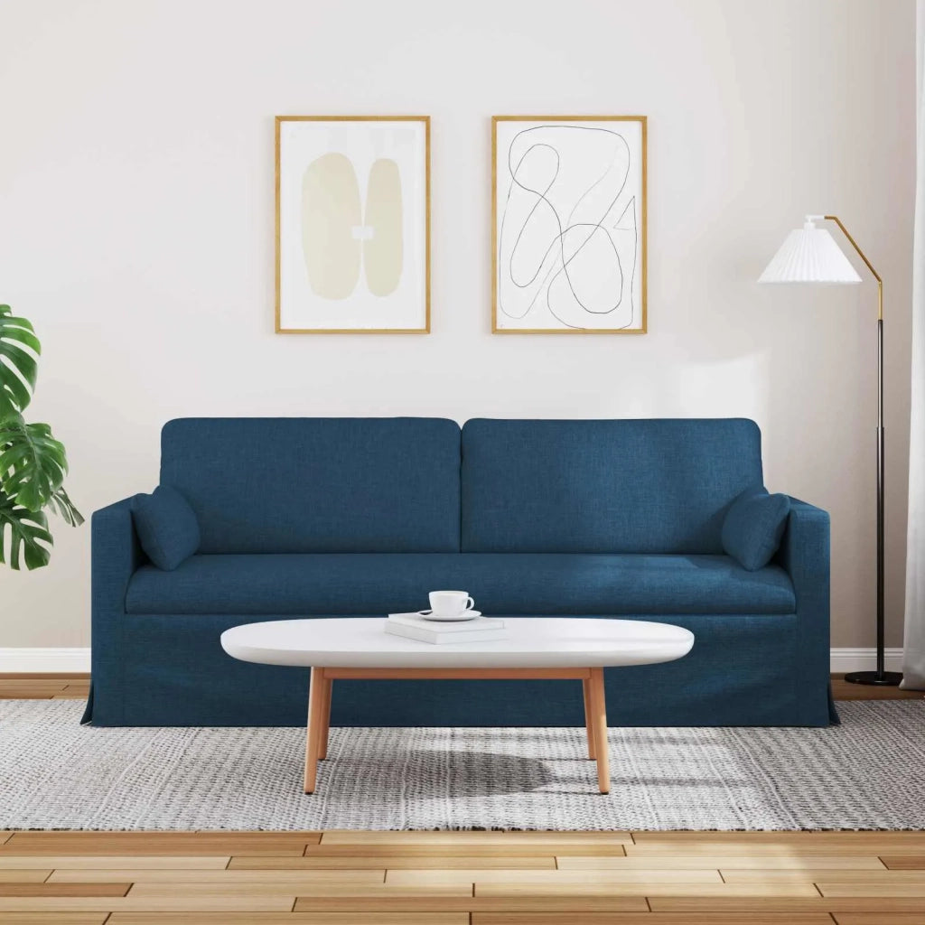 Divano Blu 198 x 78 x 80 cm Tessuto 42024375