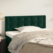 Testiera-Testata-Testiera Decorativa Verde Scuro 80x5x78/88 cm in Velluto 299490