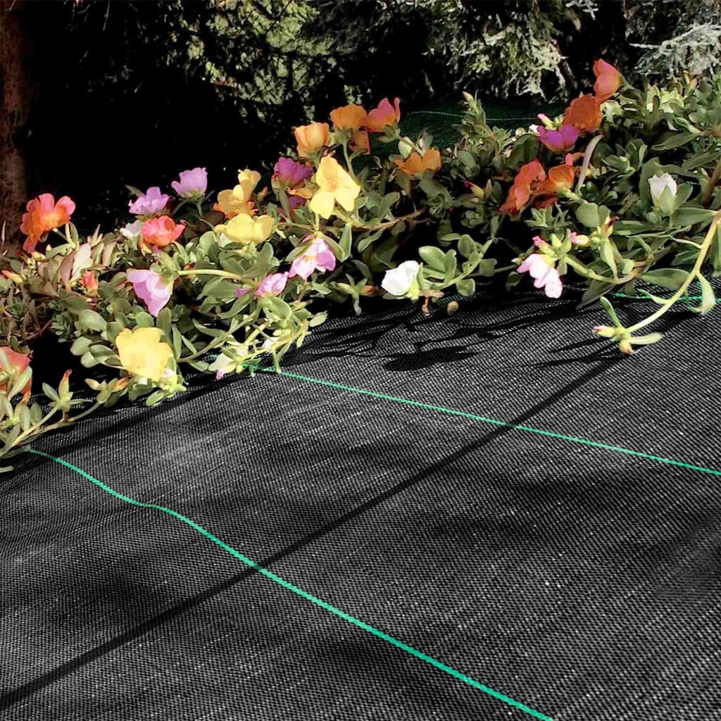 Telo Pacciamatura  Antistrappo Uv Resistente Permeabile Drenante Orto Giardino Serra Polipropilene Contro Le Erbacce Copertura Pacciamante Super Resistente Stop Erbe Infestanti 2.10x20Mt