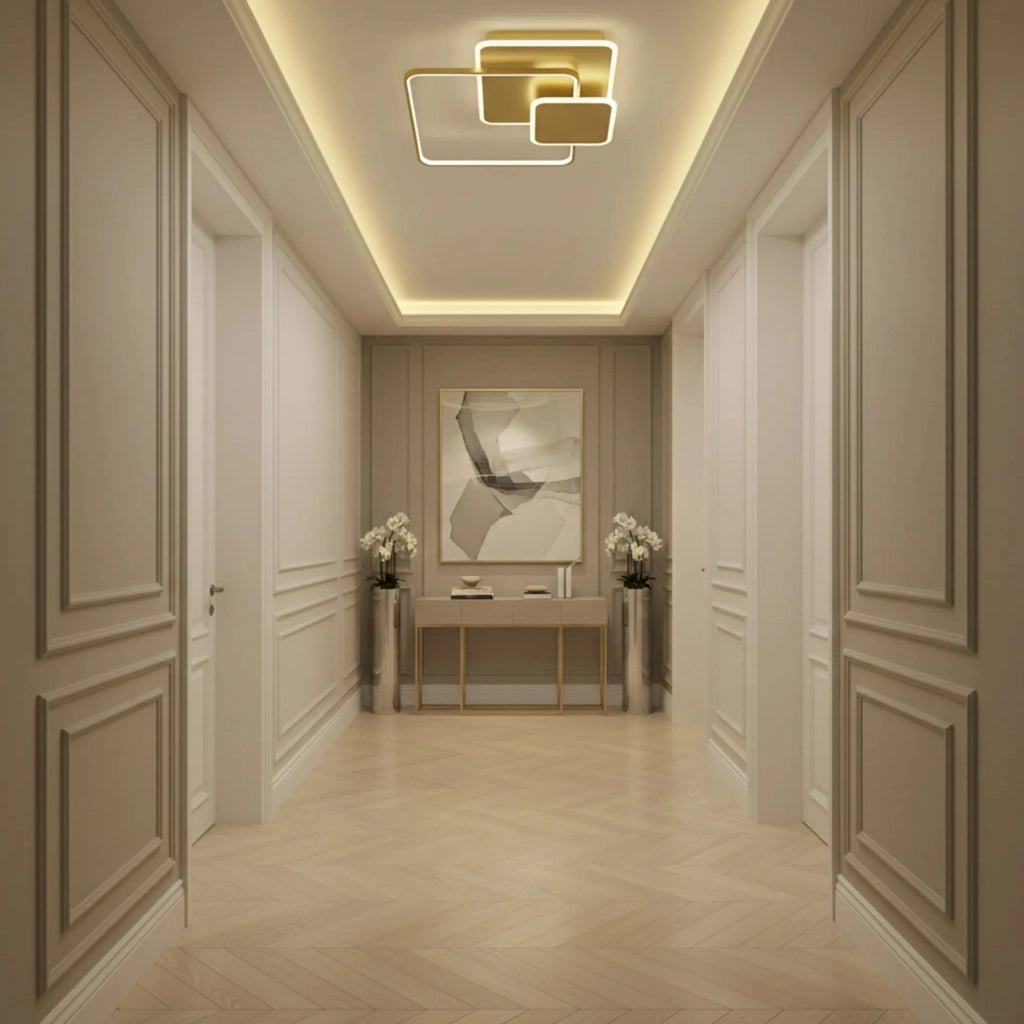 Lampada Da Soffitto App1713-c Gold Led