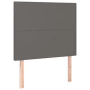 Testiera | Testata Grigio 90x5x118/128 cm in Similpelle