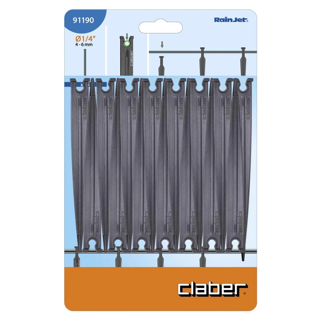 ASTA SOSTEGNO MICROTUBO SELF CLABER - RAINJET 91190 H.MM 300 1/4 CF=PZ 15- 10 confezioni