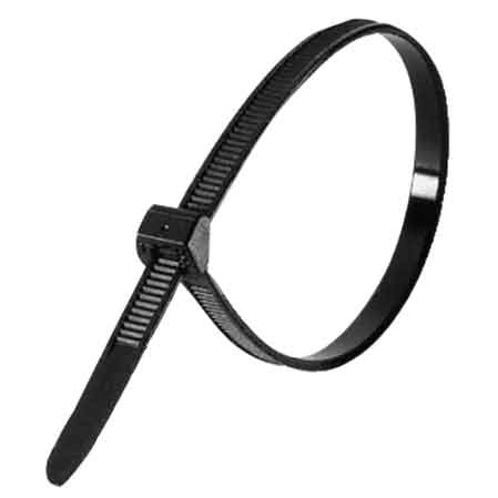 FASCETTA DI CABLAGGIO 2,5x100 mm - Nera - 100 pezzi- IDEAL STAR