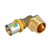 ANGOLO MASCHIO A PRESSARE PER MULTISTRATO- 1/2 x 16- GF- pezzi 1