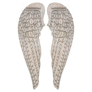 Evejec ali d'angelo bianche set 2 pezzi 32x4x103h