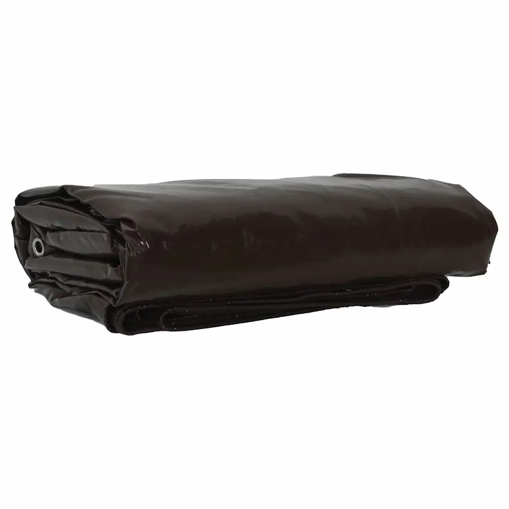 Telo 650g / m2 Marrone 4 x 8 m Tela con rivestimento in PVC