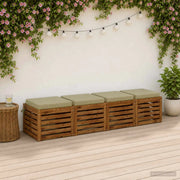 Cuscini per Sedia in 4 Pezzi SOEST 4 pz 100% Poliestere 944470