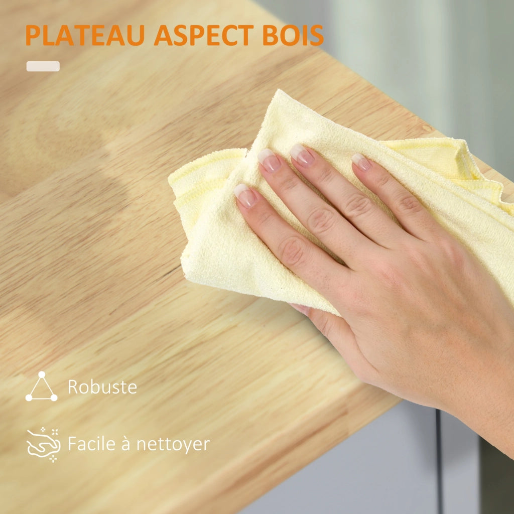 Carrello da cucina con cassetto e porta asciugamani ¨C Minimal ¨C bianco