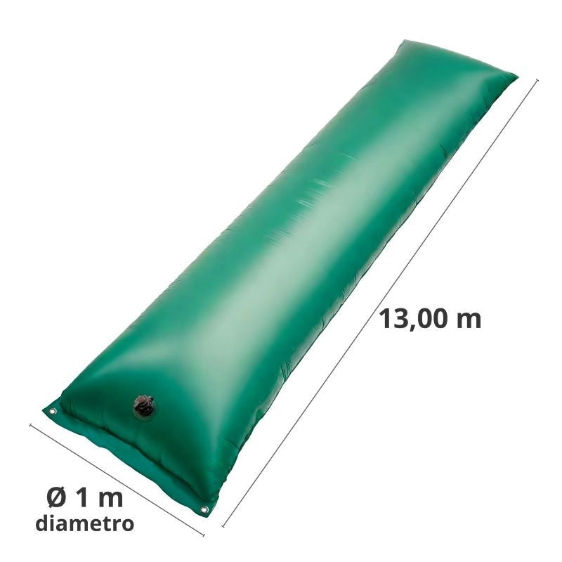 Salsicciotto Ad Aria Polartex® Airtube 0,6 Mm Per Coperture Invernali - Da 14,50 Mt  Piatto 1 Mt Lunghezza: 13.00 m
