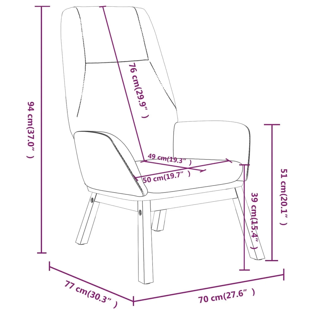 Poltrona Relax Marrone in Tessuto 341386