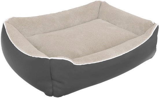 Letto per cani e gatti, crema, 84 x 66 x 19 cm