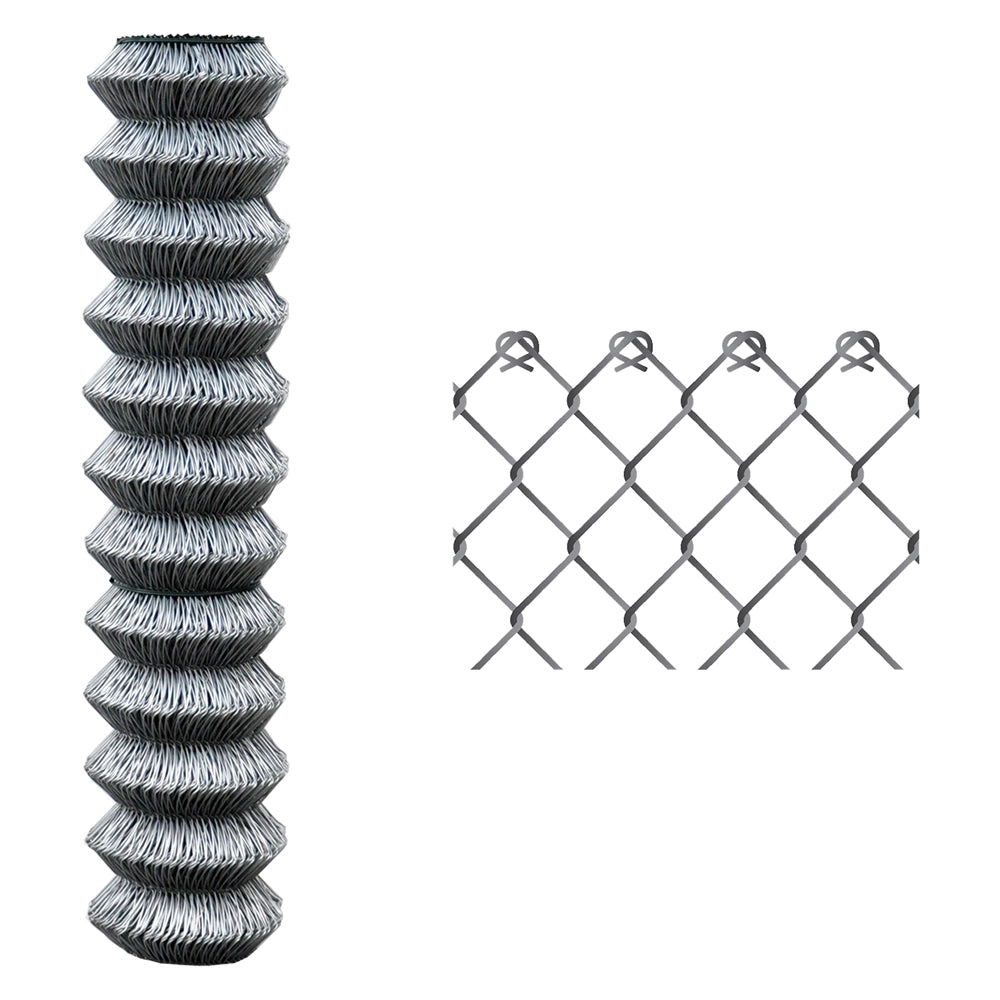 Rete griglia zincata 200x50 cm, rotolo 25 m