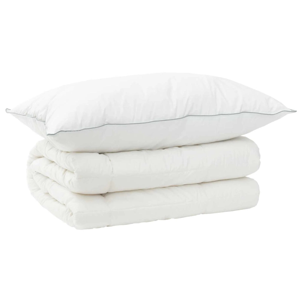Set di piumone e cuscini 2 pcs 152x203 cm Inverno 450 GSM Lana 3441111