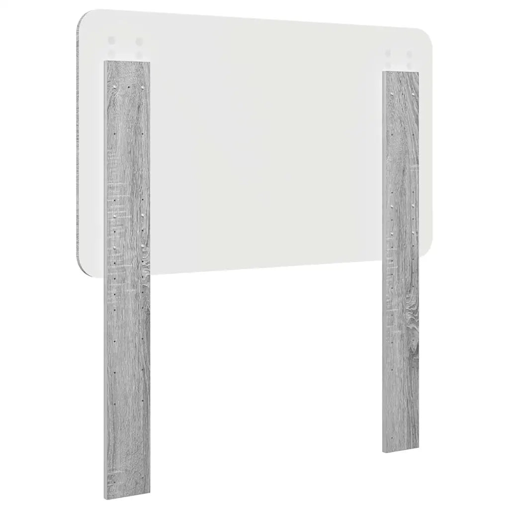 Testiera-Testata-Testiera Decorativa Grigio Sonoma 80 cm Legno multistrato 691637